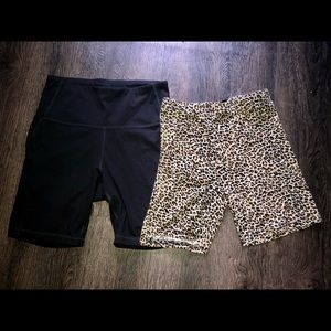 biker shorts!